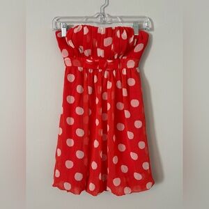 Wild Fable Red Polka Dot Tank Top